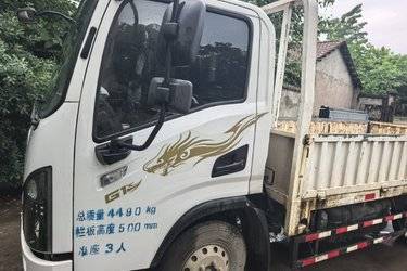 二手陕汽轻卡 德龙K3000 190马力 4.85米排半栏板轻卡(国五) 单桥 云内动力二手载货车 黄牌图片