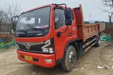 二手东风 福瑞卡R8 184马力 4X2 5.25米自卸车(国六) 单桥 东风康明斯二手自卸车 黄牌图片