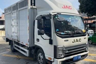 二手江淮 帅铃S7 160马力 3.79米排半厢式轻卡(国六) 单桥 康明斯二手载货车 黄牌图片