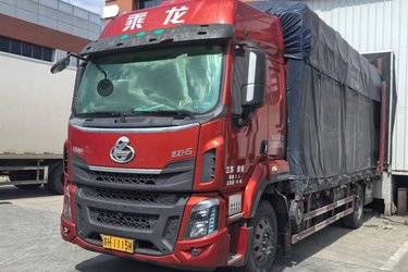 二手东风柳汽 乘龙H5重卡 270马力 4X2 6.8米仓栅式载货车(国六) 单桥 玉柴二手载货车 黄牌图片