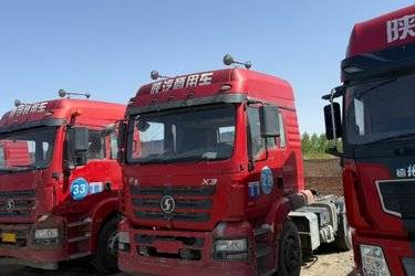 二手陕汽商用车 轩德X3 轻量化版 420马力 6X4牵引车(国五) 双驱 玉柴二手牵引车 黄牌图片