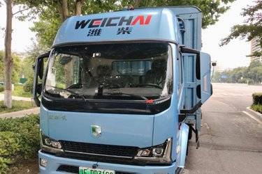 二手蓝擎汽车 悦EH 气刹 4.18米单排纯电动仓栅式轻卡 宁德时代165.15kWh  二手电动卡车电动载货车图片