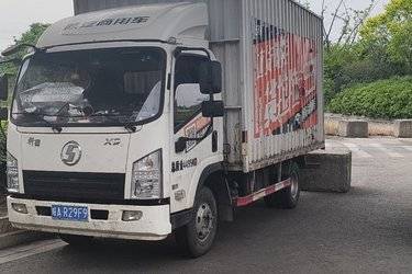 二手陕汽商用车 轩德X9 标载版 150马力 4X2 3.82米排半厢式轻卡(国六) 单桥 云内动力二手载货车 蓝牌图片
