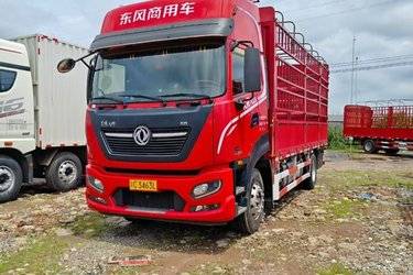 二手东风商用车 天锦KR 星耀版 290马力 4X2 6.8米仓栅式载货车(国六) 单桥 东风康明斯二手载货车 黄牌