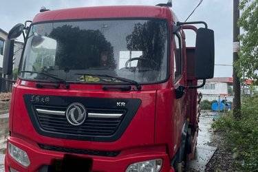 二手东风商用车 天锦KR 舒适版 240马力 4X2 6.8米栏板载货车(国六) 单桥 东风股份二手载货车 黄牌图片