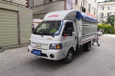 二手江淮 恺达X6 1.6L 120马力 汽油 3.5米单排仓栅式微卡(国六) 单桥 江淮锐捷特二手载货车 蓝牌图片