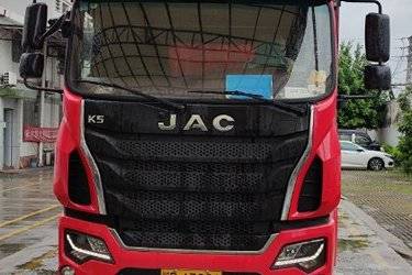 二手江淮 格尔发K5L中卡 180马力 4X2 6.8米仓栅式载货车(国五) 单桥 玉柴二手载货车 黄牌