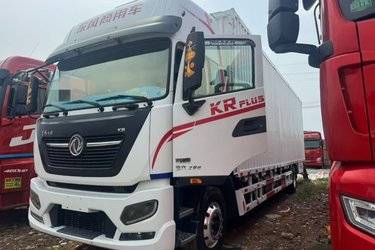 二手东风商用车 天锦KR PLUS 舒适版 290马力 4X2 9.8米厢式载货车(国六)(速比3.64)(高顶双卧)(国六) 单桥 东风康明斯二手载货车 黄牌图片