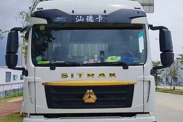 二手中国重汽 汕德卡SITRAK G5S重卡 豪华版 270马力 4X2 9.6米AMT自动挡厢式载货车(国六) 单桥 中国重汽二手载货车 黄牌