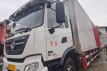 二手东风商用车 天锦KR 290马力 4X2 9.8米厢式载货车(国六)(高顶双卧)(国六) 单桥 东风康明斯二手载货车 黄牌