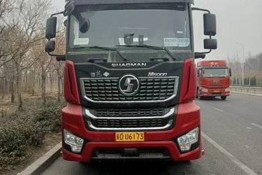 二手陕汽德龙M5000 12.5L LNG 530马力 6X4 法士特12档 牵引车(国六) 双驱 潍柴二手牵引车 黄牌图片