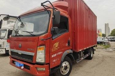 二手中国重汽HOWO 悍将 129马力 单排厢式轻卡(国五) 单桥 江西五十铃二手载货车 新能源图片