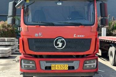 二手陕汽重卡 德龙L3000 标载版 220马力 6X2 9.7米栏板载货车(国五) 前四后四 玉柴二手载货车 黄牌