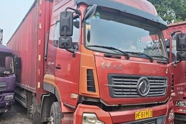 二手东风商用车 天龙KL 290马力 6X2 9.6米厢式载货车(国五) 前四后四 安徽康明斯二手载货车 黄牌