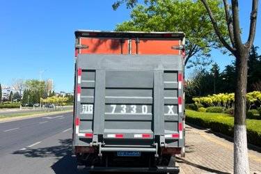 二手福田 奥铃速运 120马力 4.14米单排厢式轻卡(国六) 单桥 安徽康明斯二手载货车 蓝牌图片