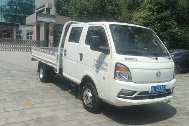 二手长安跨越者D5 PLUS 豪华型 2.0L 122马力 CNG 3.05米双排栏板小卡(国六) 单桥 东安二手载货车 蓝牌图片