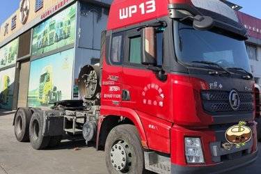 二手陕汽重卡 德龙X3000 轻量化版 430马力 6X4 CNG牵引车(国五) 双驱 潍柴二手牵引车 黄牌