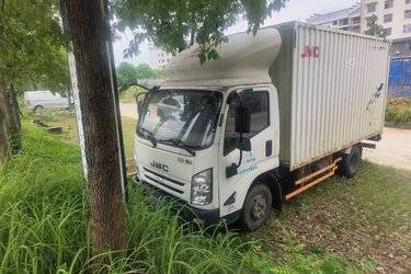 二手江铃 凯运蓝鲸 重载型豪华款 129马力 4.08米单排厢式轻卡(宽体)(国五) 单桥 江铃二手载货车 蓝牌图片