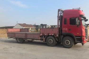 二手江淮 格尔发K5X重卡 240马力 6X2 7.8米栏板载货车(国五) 前四后四 潍柴二手载货车 黄牌图片