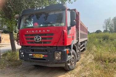 二手上汽红岩 新金刚M500 重载版 480马力 8X4 8.6米自卸车(国五) 前四后八 上柴二手自卸车 黄牌