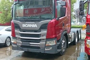 二手斯堪尼亚 新G系列重卡 450马力 6X2R牵引车(国五) 双导 斯堪尼亚二手牵引车 黄牌图片