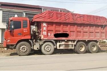 二手东风商用车 天锦重卡 310马力 8X4 6.8米自卸车(国五) 前四后八 玉柴二手自卸车 黄牌图片