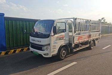 二手福田奥铃 智蓝EL 4.5T 4.14米单排纯电动厢式轻卡81.14kWh  二手电动卡车电动载货车图片