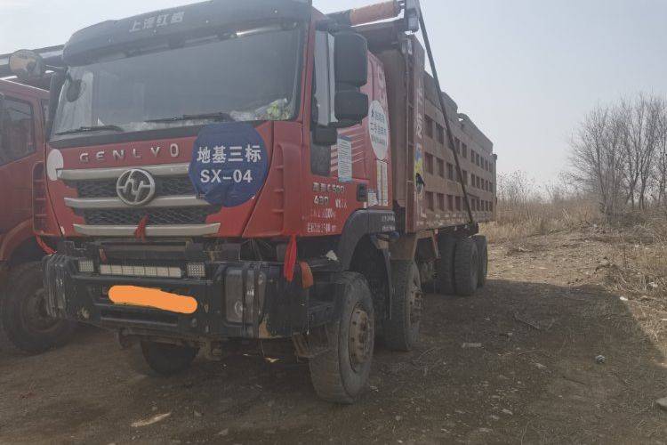 二手上汽红岩 430马力 自卸车