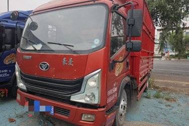 二手中国重汽 豪曼H3 156马力 4X2 4.2米单排仓栅式轻卡(国五) 单桥 云内动力二手载货车 蓝牌图片