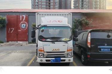 二手江淮 新帅铃K340 商贸版 120马力 4.2米单排厢式轻卡(国五) 单桥 云内动力二手载货车 蓝牌图片