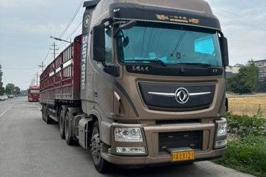 二手东风商用车 天龙旗舰KX 王者版 南方版 600马力 6X4 牵引车(东风14挡)(速比3.64)(带液缓)(国六) 双驱 东风康明斯二手牵引车 黄牌图片