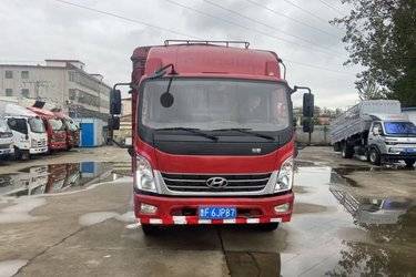 二手现代商用车 泓图500 156马力 4.165米单排仓栅轻卡(国五) 单桥 云内动力二手载货车 蓝牌图片