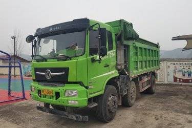 二手东风商用车 天锦VR重卡 245马力 4X2 5.4米自卸车(国六) 单桥 玉柴二手自卸车 黄牌图片