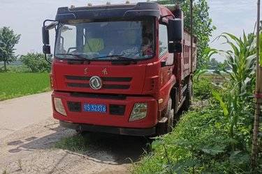 二手东风特商 180马力 4X2 4.2米自卸车(国五) 单桥 玉柴二手自卸车 黄牌图片