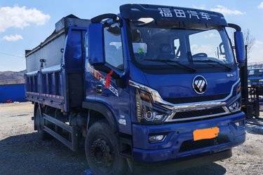 二手福田瑞沃 大金刚ES5 Pro 200马力 4X2 5.2米自卸车(国六) 单桥 玉柴二手自卸车 黄牌图片