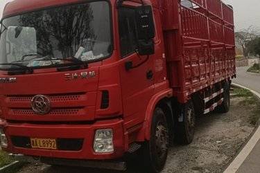 二手大运 新N8E重卡 270马力 4X2 旅居车(国五) 单桥 朝柴二手载货车 黄牌图片