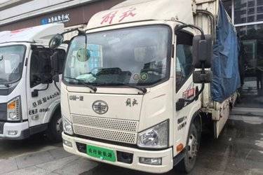 二手解放 J6F 4.5T 4.16米单排纯电动仓栅式轻卡  二手电动卡车电动载货车