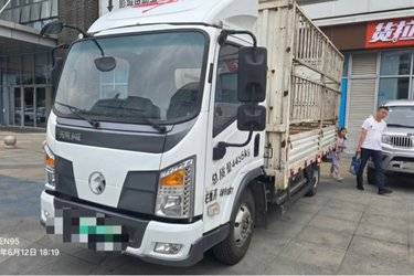 二手玉柴新能源 EC214F 4.5T 4.125米单排纯电动仓栅式轻卡  二手电动卡车电动载货车
