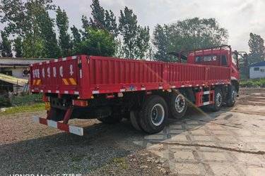 二手东风新疆 畅行D3V 270马力 8X2R 7.8米栏板载货车(国六) 前四后六 玉柴二手载货车 黄牌图片