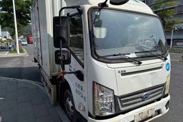 二手比亚迪T5 劲享科技版 4.2米单排纯电动厢式轻卡 弗迪 132kWh  二手电动卡车电动载货车图片