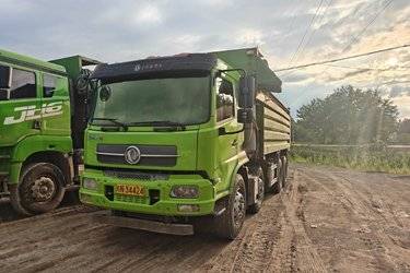 二手东风商用车 天锦重卡 310马力 8X4 6.2米自卸车(国五) 前四后八 玉柴二手自卸车 黄牌
