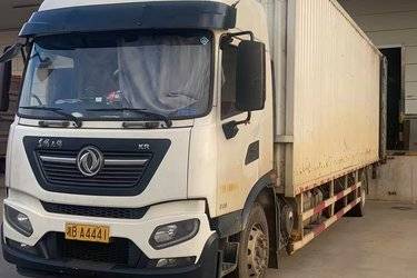 二手东风商用车 天锦KR 245马力 4X2 9.8米厢式载货车(高顶)(国五) 单桥 东风康明斯二手载货车 黄牌