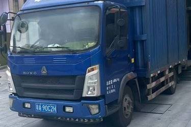 二手中国重汽HOWO 统帅 154马力 4.15米单排厢式轻卡(国五) 单桥 云内动力二手载货车 蓝牌图片