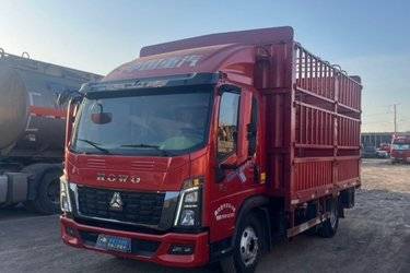 二手中国重汽HOWO 统帅 3.0L 140马力 CNG 4.15米单排仓栅式轻卡(国六) 单桥 潍柴二手载货车 蓝牌图片
