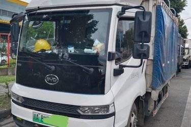 二手比亚迪T5EV 财富版 4.5T 4.03米单排纯电动仓栅式轻卡94.3kWh  二手电动卡车电动载货车图片