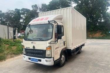 二手中国重汽HOWO 追梦 经典款 130马力 4.15米单排厢式轻卡(国六)(万里扬6挡)(国六) 单桥 潍柴二手载货车 蓝牌图片