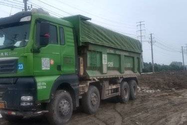 二手中国重汽 汕德卡SITRAK G7H重卡 440马力 8X4 6.5米自卸车(国五) 前四后八 曼二手自卸车 黄牌