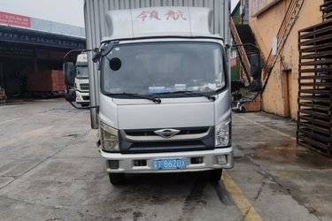 二手福田 奥铃TS 110马力 4.14米单排厢式轻卡(气刹)(国五) 单桥 全柴二手载货车 蓝牌图片