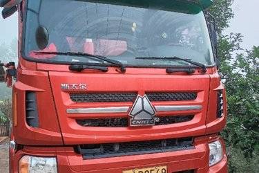 二手中国重汽成都商用车 斯太尔D5W 300马力 8X4 6米自卸车(国六) 前四后八 潍柴二手自卸车 黄牌