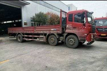 二手东风商用车 天锦VR重卡 2019款 245马力 6X2 8.6米栏板载货车(国五) 前四后四 康明斯二手载货车 黄牌